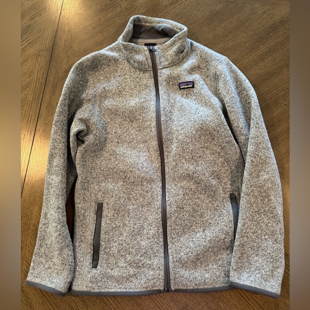 Patagonia Kids Gray Teddy Jacket